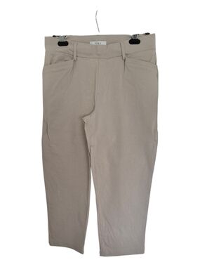 Cleo Women's Tan Capris Stretch Pull-On Pants